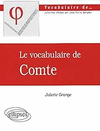 Le  vocabulaire de Comte