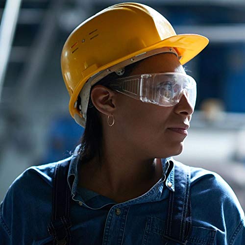 Clear-Safety-Glasses-Personal-Protective-Equipment-Standard-Transparent-Goggles-UV-Protection-Adult-with-Clear-Anti-Fog-Scratch-Resistant-Lenses-For-Construction-Laboratory-Chemistry-Class-2-Pair