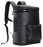 MIER Waterproof Insulated Backpack Cooler Leakproof Soft Cooler Bag Backpack for Men Women to Picnic, Hiking, Tactical, Fishing, Camping, Beach, 18Can