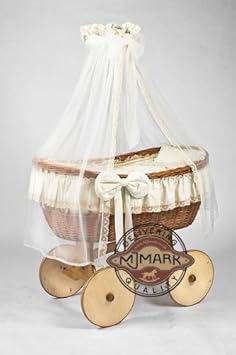 Stubenwagen Bollerwagen Ophelia Antique Cream