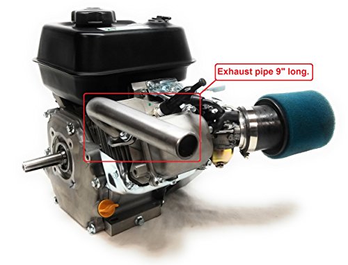 Exhaust Pipe for Predator 212cc, Honda GX160, GX200. Go Kart & mini bikes