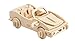 Wooden Model Kits 3D Puzzles Build Car Kit Wooden Model Toy Kit Wood Puzzle Car Wooden Model Toy Kit Model Car 29-pcs (Racing Car)