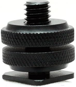 DSLRKIT 3/8 inch Tripod Screw to Flash Hot Shoe Adapter