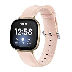 Aladrs Soft Genuine Leather Watch Band Compatible