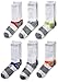 Fruit of the Loom Boys' Big 6-Pair Half Cushion Crew Socks