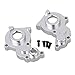 Mxfans 2 PCS Aluminum Alloy SCX0013 Silver Atomik Center Gear Box Mount for AXIAL SCX10 Electric 4WD RC 1:10 Model car