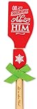 Brownlow Gifts Buddies Silicone Spatulas, Oh Come All Ye Faithful (Set Of 2)