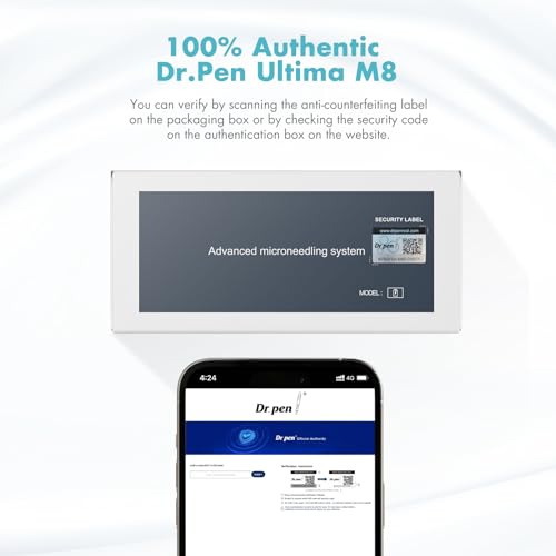 Dr.Pen Ultima M8 Microneedling Pen - Dr.Pen Wireless Micro Needling Device, Microneedling Kit with 20 needles