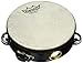Remo Fiberskyn Tambourine - Quadura Black, 6