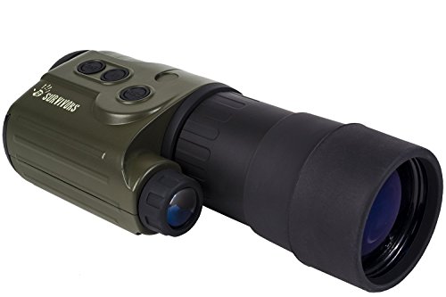 12 Survivors Trace 5x50 Digital Night Vision Recording Monocular, Green (Renewed)