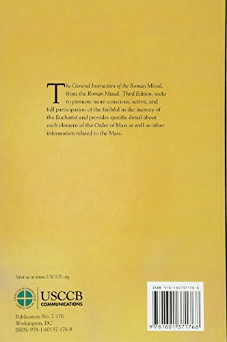 The General Instruction of the Roman Missal (Rev. Ed.) (Liturgy Documentary) - //medicalbooks.filipinodoctors.org