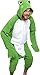 Silver Lilly Unisex Adult Pajamas - Plush One Piece Cosplay Frog Animal Costume