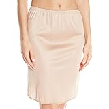 Vassarette Women's Tailored Anti-Static Half Slip 11122, Vass Latte-20 Inch, Small