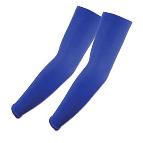 1 Pair of Arm Coolers Armcoolers Sun-Protection Arm Sleeves with Cooling Properties, Blue