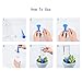 12PCS Automatic Self Plant Watering Spikes Globes,Slow Release Drip Bulbs Irrigation Watering Devices with Control Valve Switch to Care Your Indoor Outdoor Plants (12pcs)