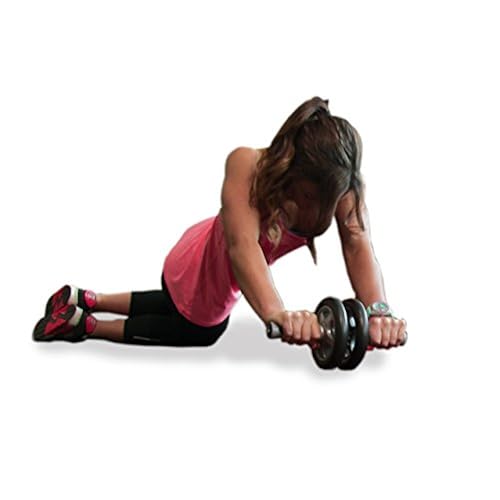 Elite Sportz Ab Roller Wheel - This Ab Exercise Roller Wheel has Dual Wheels for Extra Stability, Comes Fully Assembled, is Sturdy, Smooth Rolling, and has Very Comfortable Non- Slip Handles Sports & Outdoors, Sports & Fitness, Exercise & Fitness, Strength Training Equipment