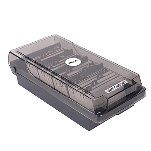 JARLINK Business Card Holder Name Card Organizer for Desk, Storage Box