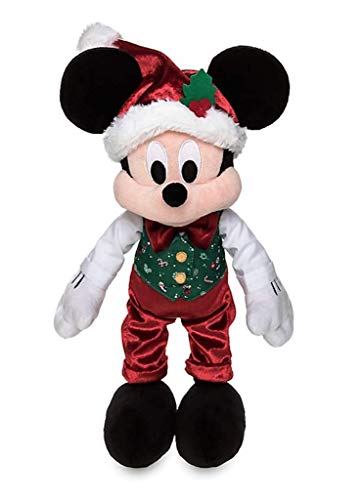 Disney Store Micky Maus Holiday Cheer Mittlere Größe Kuscheltier 43cm - Weihnachtskollektion Jahr 2019