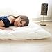 EMOOR Japanese Futon Mattress CLASSE Full XL (55x83in) Made in Japan White, Foldable Floor Sleeping Bed Tatami Mat