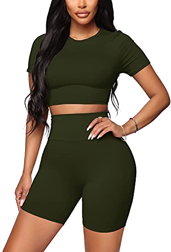 Short Sleeve Crop Tops 