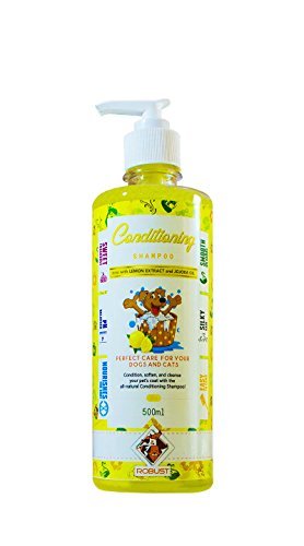 Robust Dog/Cat Conditioning Shampoo ( With Jojoba Oil & Lemon Extract) : 500 Ml
