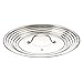 Cook N Home Stainless Steel Universal Lid, Fits 8 to 12-Inch, Glass Center