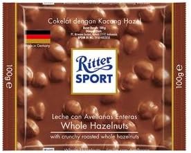 Ritter Sport Milk Chocolate 100g.