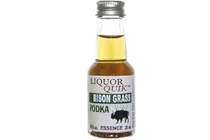Liquor Quik - HOZQ8-375 Natural Vodka Essence, 20 mL (Bison Grass Vodka)