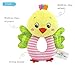 BBSTORE Soft Rattle Toy Chick Baby Rattle Toys Nontoxic for Newborn Baby Toddlers Infant Imagination and Early Education Gift for Boys and Girls for Over 0 Months