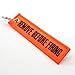 Rotary13B1 Remove Before Firing Keychain - Neon Orange/Black