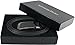 SlideBelts Men's Classic Belt with Premium Buckle (Mocha Brown Leather with Bar-Striped Buckle (Vegan), One Size)