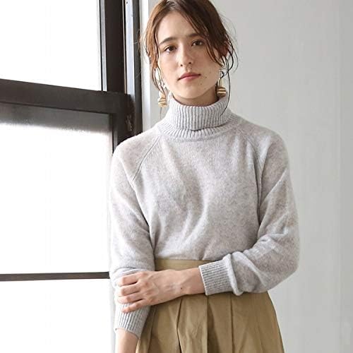 Amazon コーエン レディース Coen カシミヤタートルネックニット Lt Gray Free セーター 通販