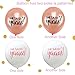 She Said Yaaas Rose Gold,White, Confetti Balloons Pack of 15 Bachelorette Party, 12 inch, Great for Bridal Shower Bachelorette Engagement Decorations, Birthday Party (3 Color)