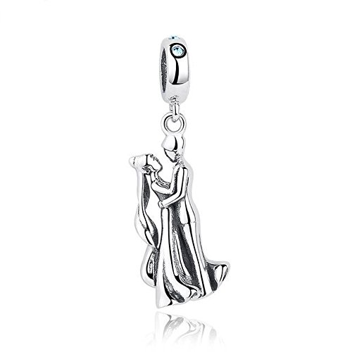 Lover Dancing Charm 925 Sterling Silver Beads fit for Pandora Charms Bracelets