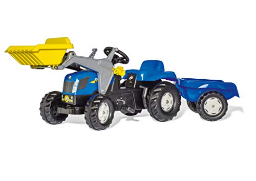 Rolly Toys New Holland Kid-X Front Loader Tractor, Blue