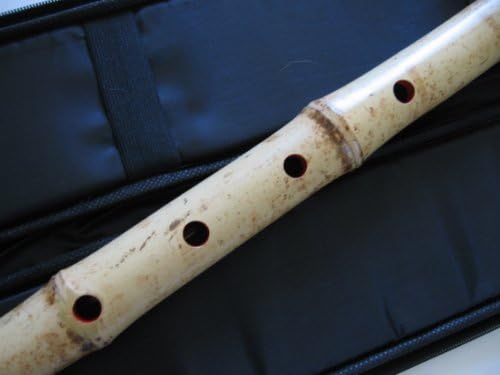 1.8 Pentatonic Shakuhachi w/o. Root End 5 Holes -- KINKO voicing hole w. buffalo Horn Flake inlet - Traditional Zen Instrument