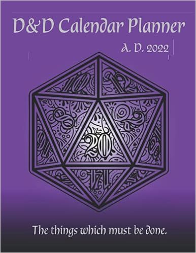 D D Release Schedule 2022 Dnd Calendar: 2022 Weekly Calendar And Planner | Dungeon And Dragons  Calendar | D&D Calendar With Purple Dice Cover, Ideal For Dungeon Masters  And Players: Amazon.co.uk: Bookery, Fleek: 9798749338522: Books
