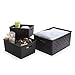 BINO | Plastic Basket, Large - Black | 3 Pack | THE STABLE COLLECTION | Multi-Use Storage Basket | Rectangular Cabinet Organizer | Home & Office Storage Organizer | Baskets for Bathroom Organizing