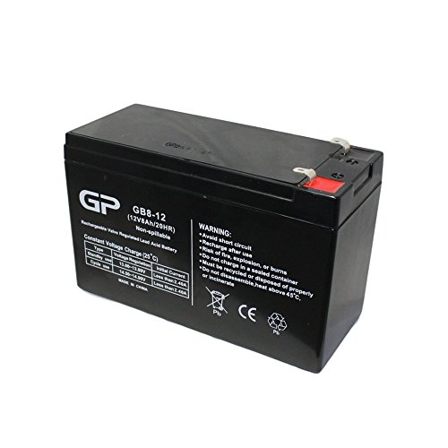 Great Power GP1280 F1 F2 12 volt 8 amp AGM Sealed Lead Acid Rechargeable Battery for APC Back-up, home alarm systems, medical device, electric scooter, security devices (2 Count) - Thumbnail 4