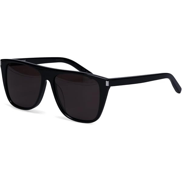 Amazon.com: Sunglasses Saint Laurent SL 1 /F- BLACK /