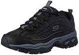 Skechers Sport Men's Energy Afterburn Lace-Up Sneaker,Black/Gray,7 M US