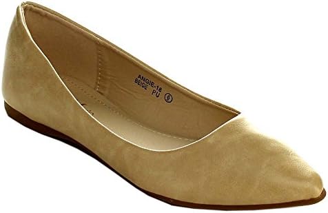 beige flat shoes