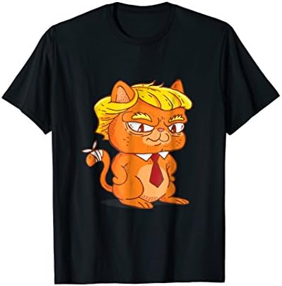 Funny Political Trump Cat American President Parody T-shirt