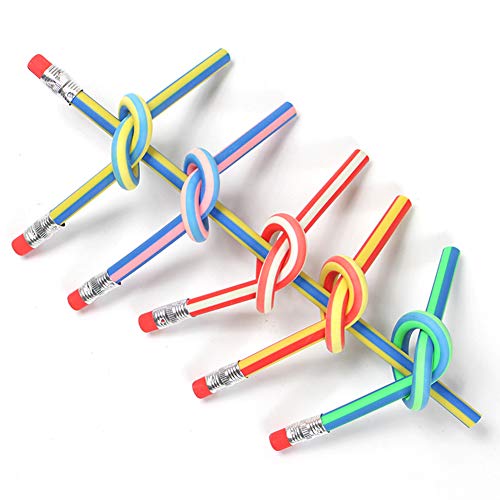35 PCS Flexible Soft Pencil Magic Bend Pencils with Eraser For Kids Students Gift - Great Fun To Play With