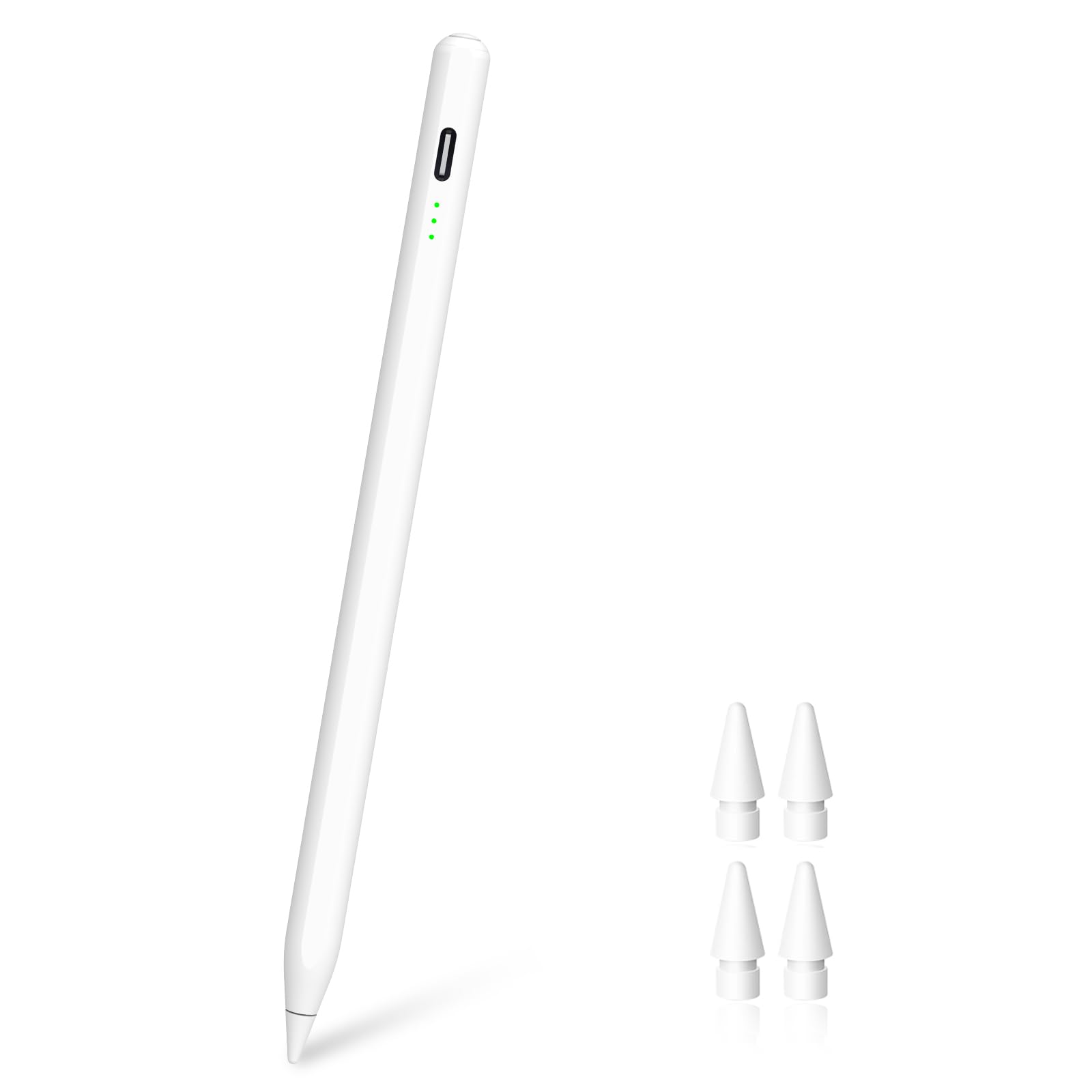 Apple Stylus Pen for iPad Pro/Air/Mini, Compatible with iPad 2018-2025, Fully Charged in 13 Mins, Palm Rejection, Magnetic, Sensitive