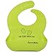 UpwardBaby Bean Thinking Of You | Food Safe Waterproof Silicone Bib - Wipes Clean Easy | Soft Baby Bib Material Comfortable Mess Free Meals | Stain And Heat Resistant