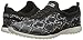 Skechers Sport Women's Microburst Mamba Fashion Sneaker, Black/White, 8.5 M US