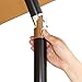 Ollieroo Patio Umbrella Tilt Beige Aluminum 9FT Outdoor Market Umbrella with Crank 8 Steel Ribs and Wind Vent 100% Polyester