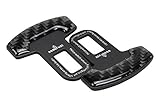 Universal Car-Styling Carbon Fiber Safety Seat Belt Buckle Clip 2 PCS/SET (black)