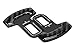 Universal Car-Styling Carbon Fiber Safety Seat Belt Buckle Clip 2 PCS/SET (black)